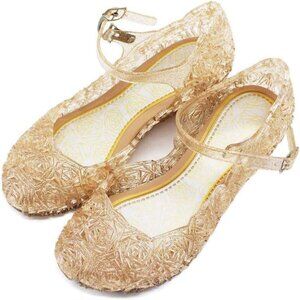Girls Princess Jelly Shoes, Size 29 or 11.5 T